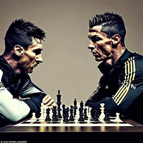 lv messi ronaldo|ronaldo vs messi chess photo.